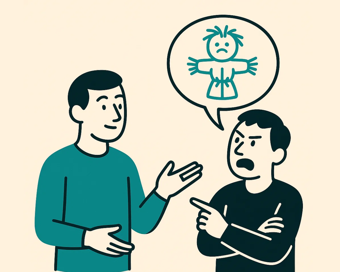 The straw man fallacy: why we keep missing the point post image