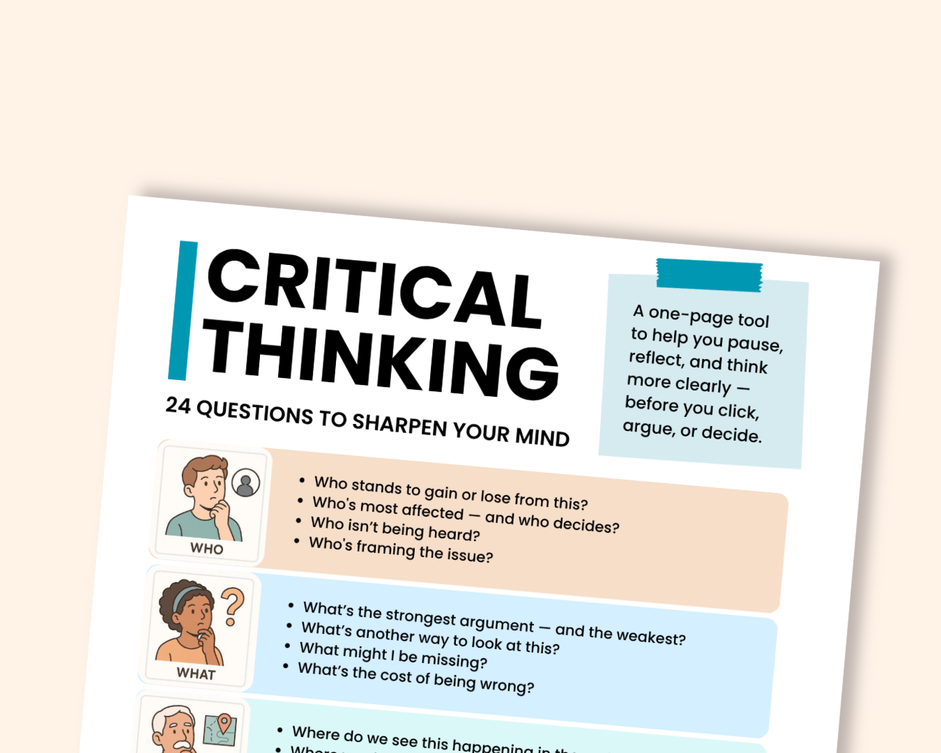 Ask better questions: the simplest way to sharpen your thinking post image
